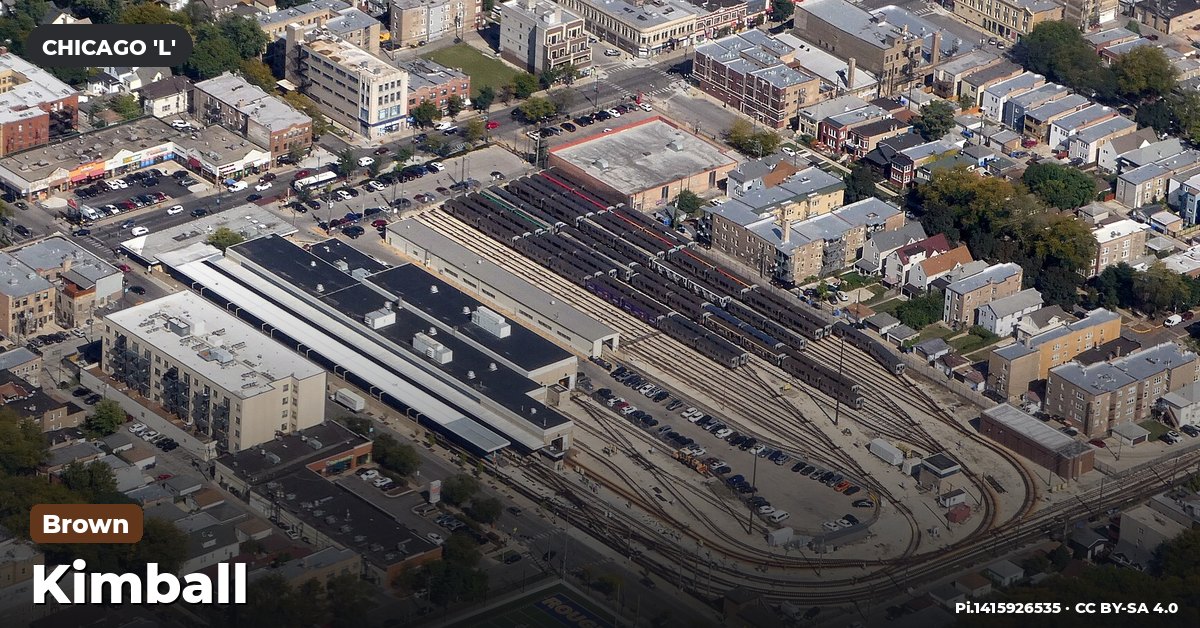 Kimball station on the Brown Line of the Chicago 'L' (CTA), Chicago