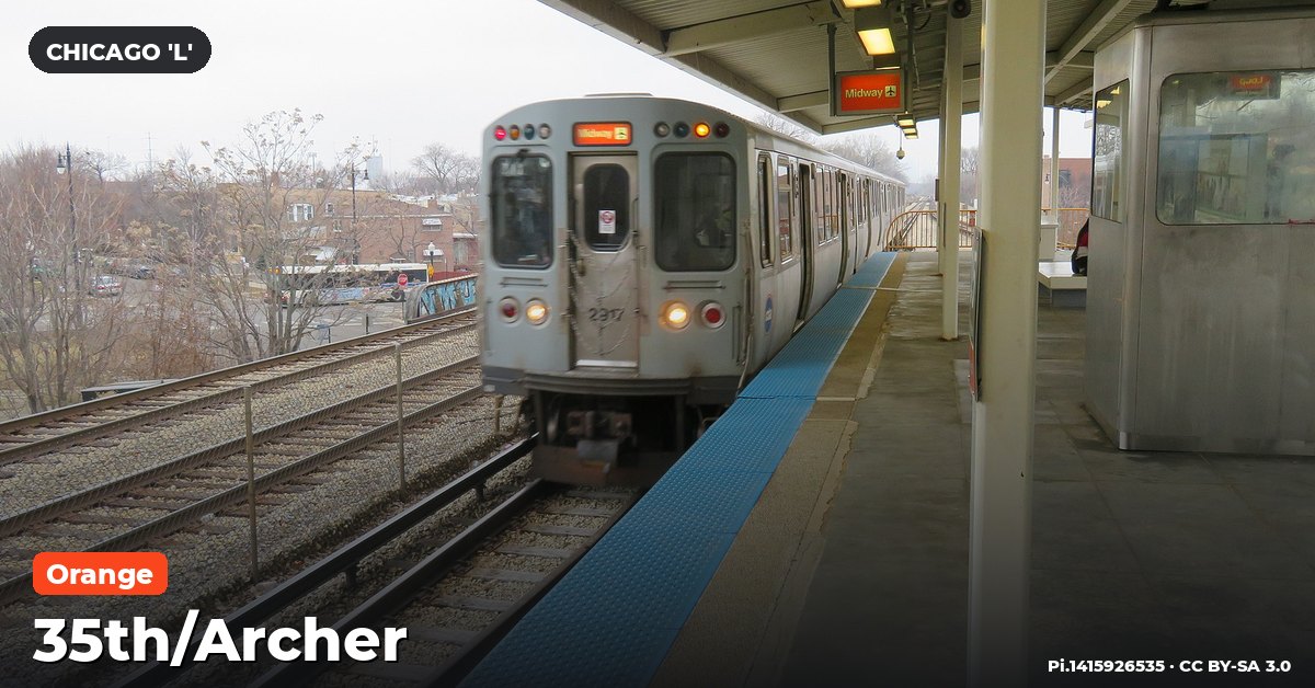 35th/Archer station on the Orange Line of the Chicago 'L' (CTA), Chicago