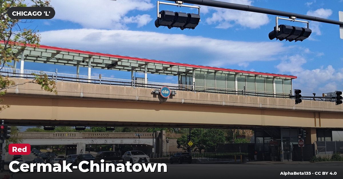 Cermak-Chinatown station on the Red Line of the Chicago 'L' (CTA), Chicago