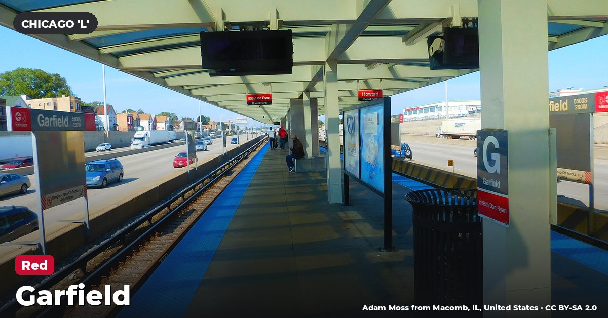 Garfield station on the Red Line of the Chicago 'L' (CTA), Chicago