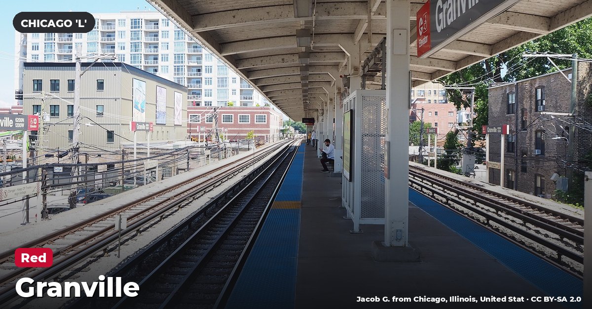 Granville station on the Red Line of the Chicago 'L' (CTA), Chicago