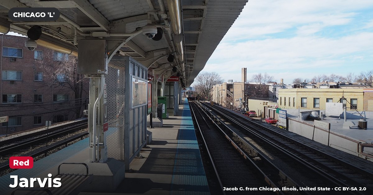 Jarvis station on the Red Line of the Chicago 'L' (CTA), Chicago