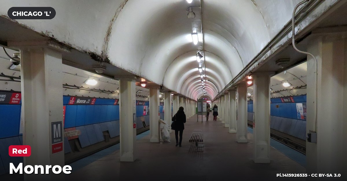 Monroe station on the Red Line of the Chicago 'L' (CTA), Chicago