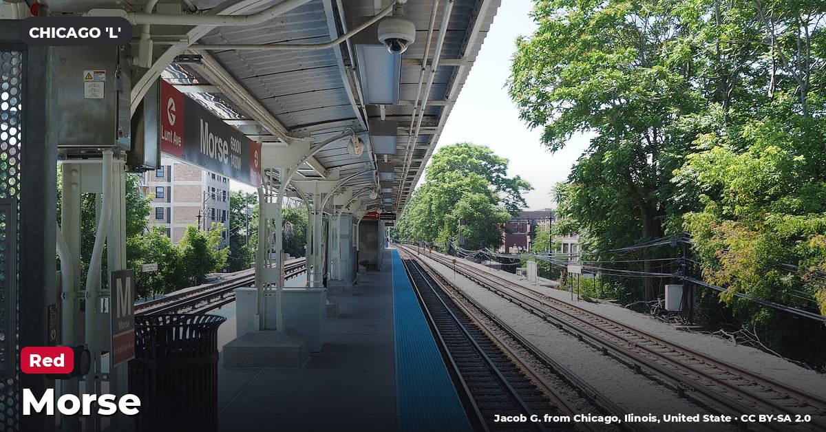 Morse station on the Red Line of the Chicago 'L' (CTA), Chicago