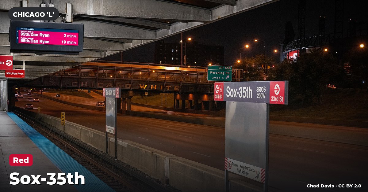 Sox-35th station on the Red Line of the Chicago 'L' (CTA), Chicago