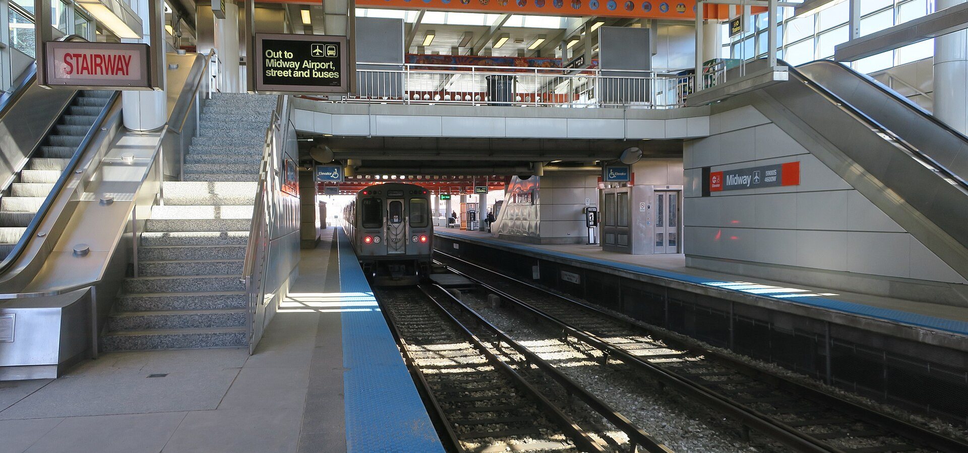 Línea Naranja — estación Midway, Chicago ‘L’