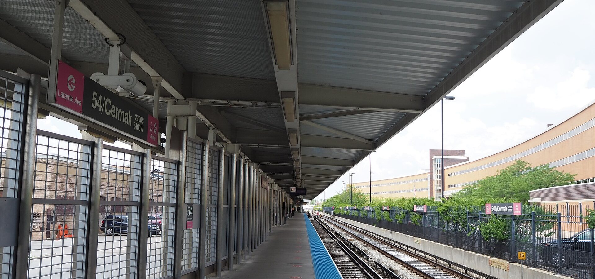 Línea Rosa — estación 54th/Cermak, Chicago ‘L’
