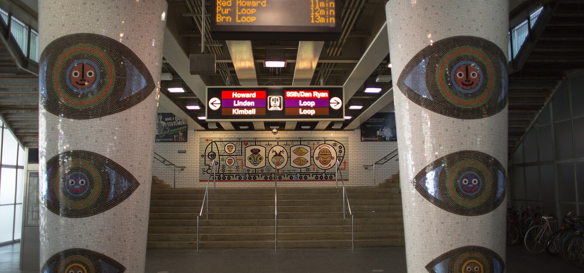 Línea Roja — estación Belmont, 'L' de Chicago